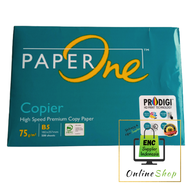paperone 500 lembar UKURAN B5 75 gram kertas hvs 75gr paperone print fotokopi per rim