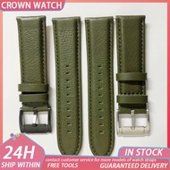 Replacement leather strap for fossil fs4835 ftw1114 watch, fs5436 24mm fast release