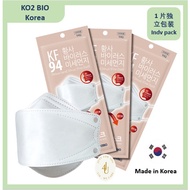 <READY STOCK> KO2BIO KF94 White Large Infection Prevention Mask Made in Korea (Individually Packed)