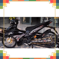 Tem rời exciter 150 lửa full đen xám