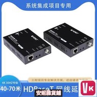 【VIKI-品質保障】HDBASET網線延長器HDMI傳輸4K信號1200HZ分辨率RS232雙向透傳EDID(202【