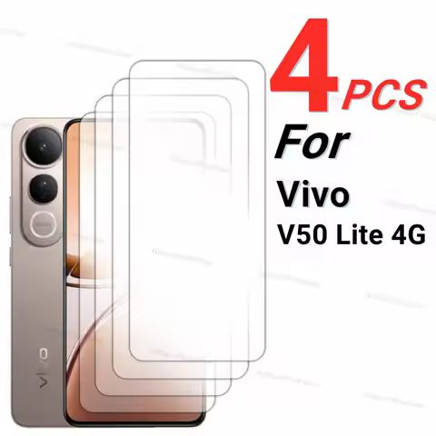 2/4PCS Screen Protector For Vivo V50 Lite 4G Tempered Glass Vivo V50 Lite 4G Full Glue Anti-Drop Pho
