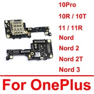 For Oneplus 1+ 10 Pro 10T 10R 11 11R Nord 2 3 5G SIM Card Tray Reader Slot Socket Board Connector Fl
