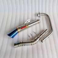 Big elbow Daeng sai4 open Spec Exhaust pipe 51mm for Tmx 125 Tmx 150 Tmx 155 Skygo 125/150/175 Rusi tc 125 150 175 Euro DL 150 Raider