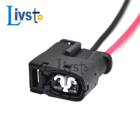 1 Set 2 Pin Auto EU260 Injector Wire Harness Connector 2JZ-GE Matrix Lexus SC300 Hyundai Mazda RX Fo