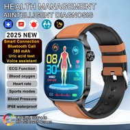 ET580 Smart Watch Bluetooth call Watch Large Screen ECG Pressure Oxygen HRV Health Monitor SOS BT Ca