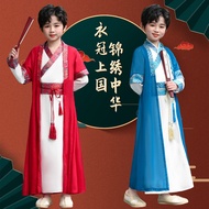 Boys Chinese Style Ancient Costume Super Fairy.Ancient Costume Young Master Children Hanfu Chinese T