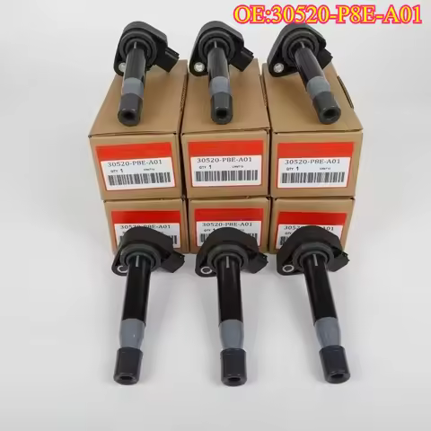 High quality New For 30520-P8E-A01 30520P8EA01 6PCS Ignition Coils For Honda Acura Odyssey Accord Pi