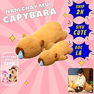 Thú nhồi bông capybara phom nằm đáng yêu - Size từ 60cm đến 90cm - Quà tặng gấu bông chuột lang chảy