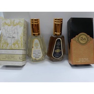 set 2in1 Oud 24H & Musk Mood Arabic 50ml perfumes for men & women unisex perfume high quality long l