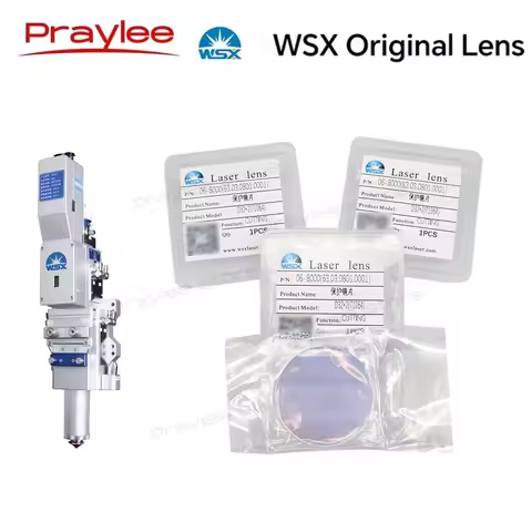 WSX 5pcs Original Laser Protective Lens 30x5 37x7 Windows 4KW Fused Silica Optical 18x2 20x2 For Fib