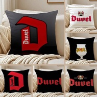 D-Duvel Beer Design Cushion Cover Silky Short Plush Double-Sided Printed Pillow Case for Sofa All Se