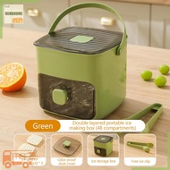 HENGHOME Ép Ice Cube khuôn Ice Tray với nắp cho Home tủ lạnh tự chế Ice Cube lưu trữ hộp