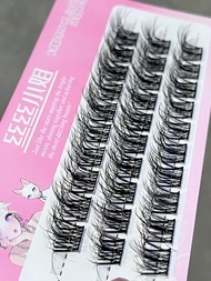 Mô Phỏng Lông Mi Giả Tự Dính Dày 5D Cho Bé Trai Và Bé Gái Tự Nhiên 3D Lõm Vào Dưới Mắt Lông Mi Giả K