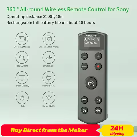RMT-P1BT USB-C Wireless Remote Control Shutter Release for Sony ZV-E1 ZV-1F ZV-1II ZV-E10II FX30 A67