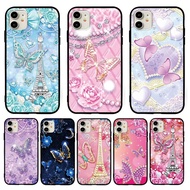 Samsung Galaxy S7 Edge S8 S8+ Plus Phone Case Cover Diamond Butterfly Soft TPU Casing