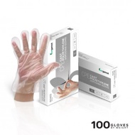 Bergamot CPE Disposable Plastic Gloves 100's