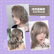 【Ready Stock】8/11 Light Ash Blonde Professional Salon Hair Color Dye Cream 100ml Pewarna Rambut