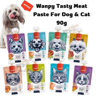 Wanpy Tasty Creamy Meat Paste 90g / Pet Wet Food Pouch For Dog & Cat