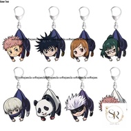 Anime keychain jujutsu kaisen 2024 cartoon model gojo satoru ryomen sukuna Keychain Bag pendant