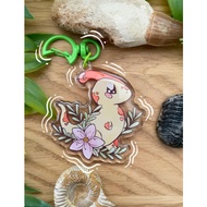 Parasaurolophus Acrylic Keychain l Dinosaurs l