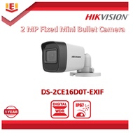 HIKVISION DS-2CE16D0T-EXIF 2MP Fixed Mini Bullet 4 in 1 Camera