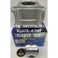 SWIPOH BLOCK LC135 / Y15 / NVX / Y16 SUPER CERAMIC LC 57mm 58 59 60mm 63mm 65mm 68mm 70MM 72MM 73MM 