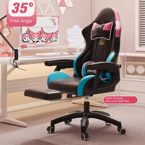 Ergonomic New Gaming Chair Comfortable Reclining 35°-135° Computer Chair Office Chair Dormitory Live