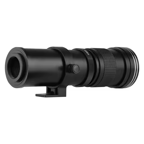 Camera MF Super Telephoto Zoom Lens F/8.3-16 420-800mm T Mount with 1/4 Thread for Canon Nikon Sony 