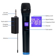 BOMGE Wireless Microphone system 2 Hheld Microphone DVD PC Mic System + Receiver KTV TV Karaoke