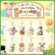 MELENE Sylvanian Families Doll Keychain, Forest Family Cute Poodle Doll Keyrings, Cartoon Animal Toy