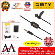 Deity V.Lav Professional Lavalier Lapel Clip-on Microphone 5m Omnidirectional Mic ( Vlav ) 100% Orig