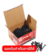 POLO Drywall Screw 6 X 1-1/2 Inch (38 Mm.) Black Made From Special Grade Steel. 1022A Resistant To T