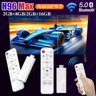 Item Disyorkan 2025 Mew H96 Max Mini Tv Stick Android 14.0 Smart Tv Box Wifi Bt5.0 H313 4k Media Pla