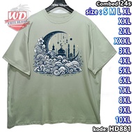 EID T-SHIRT BIG SIZE CODE HD881 JUMBO 2XL 3XL 4XL 5XL 6XL 7XL 8XL 9XL 10XL