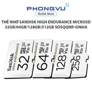High Endurance microSDHC Card Sandisk 32GB/64GB/128GB/256GB -