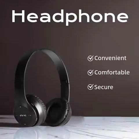 P47 Wireless Bluetooth Headphone With HD Mic Foldable Headset Stereo Sound Earphones Sports Gaming H
