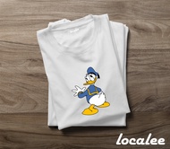 DONALD DUCK BABY BLUE TEE- KAOS KOLEKSI CARTOON DUCK DISNEYY