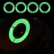 02 Reflective ring stickers for motorcycle locks