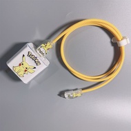 Cute Pikachu 67W/90W Xiaomi charger protector compatible with Xiaomi series data cable protectors