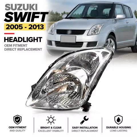 For Suzuki Swift 2005-2013 Left/Right Side Front Bumper Head Light Headlamp Headlight