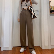 ANVERS | Women Trousers High Waist Suit Loose Straight Pants P0001