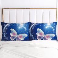 2PCS Pillowcase 45x45/70x70/80x80/50x75/65x65,3D HD Pillow Case Custom,Decorative Pillow Cover Beddi