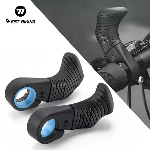 WEST BIKING Bike Inner Handle Bar Grips Ergonomic Design Cycling Inner Bar Ultralight Mountain Bicyc