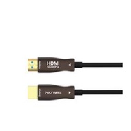 POLYWELL HDMI 2.0 AOC光纖影音線 40米 4K60Hz  OM3+26AWG