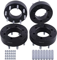VLAOSCHI Black Forged 6x5.5 to 8x170 Wheel Adapters 2 Inch with 14x1.5 Studs Compatible with Chevy G