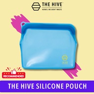 The Hive Reusable, Washable, Food Grade Silicone Pouch 800ml, 16cm x 18.5cm(1pcs)