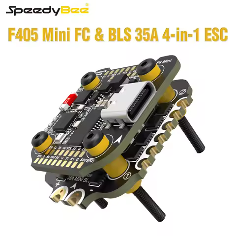 SpeedyBee F405 Mini Stack Flight Controller FC BLS 35A V2 3-6S 20x20 4-in-1 ESC Dual BECs for RC FPV