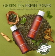 โทนเนอร์ที่มีสารสกัดจากชาเขียว เชจูออร์แกนิคแท้ 80% Isntree Green Tea Fresh Toner 200 ml