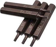 Rannb T20 Torx Screwdriver Bit Set 6 Point Star Bits 3" Length with Hex Shank Screw Driver Kit Tools